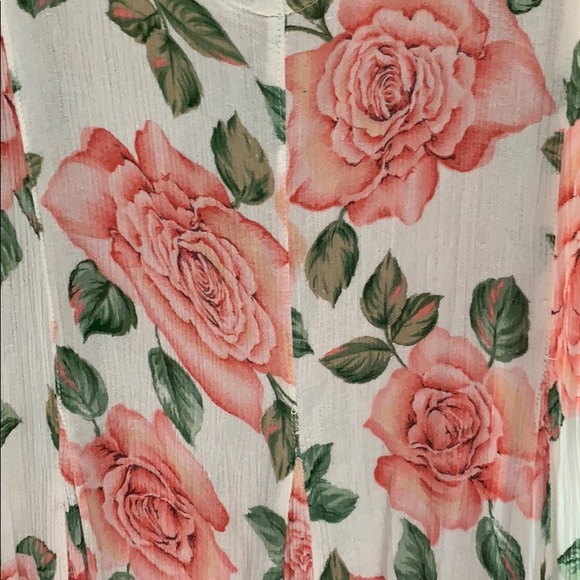 Beautiful vintage hi-low floral dress - Picture 3 of 7